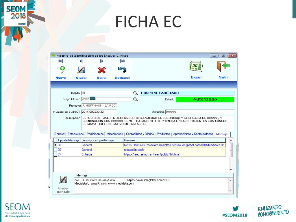 FICHA EC Otro apartado es la ficha del EC en el que tenemos varios subapartados.