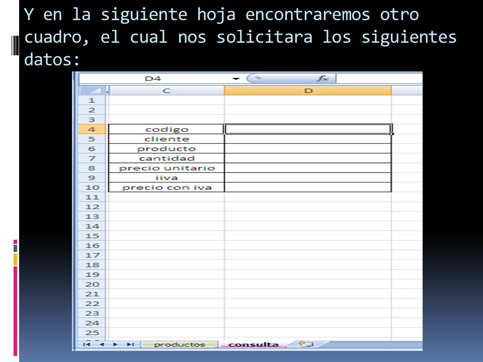 Y en la siguiente hoja encontraremos otro cuadro, el cual nos solicitara los siguientes datos: