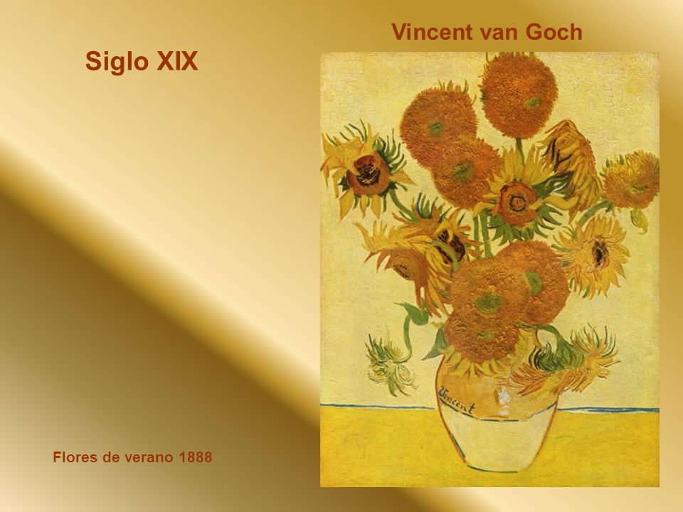 Vincent van Goch Siglo XIX Flores de verano 1888