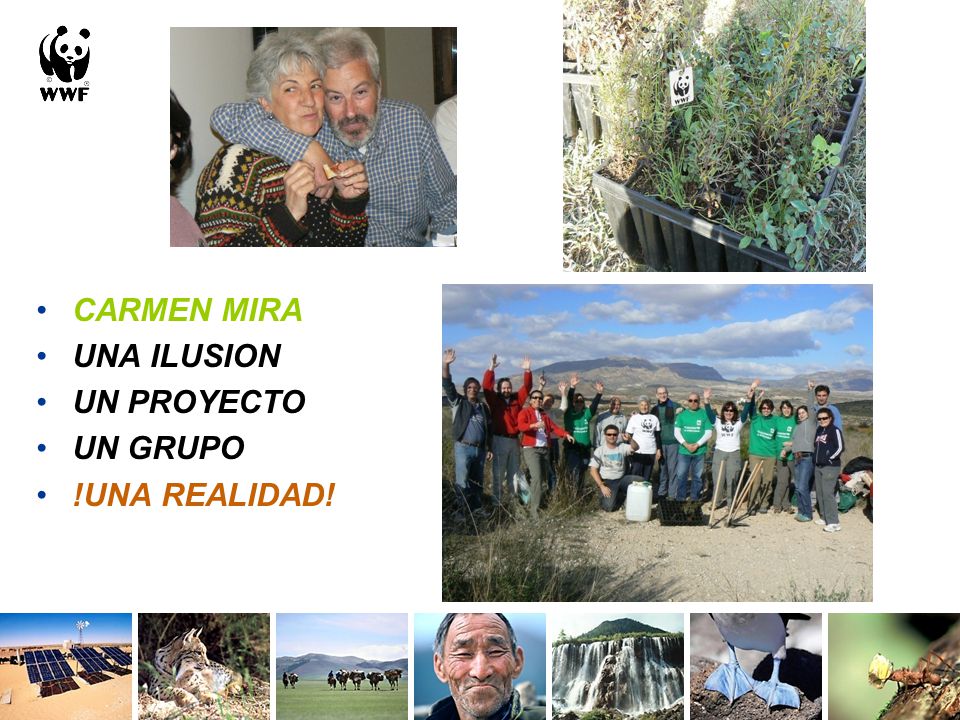 CARMEN MIRA UNA ILUSION UN PROYECTO UN GRUPO !UNA REALIDAD!