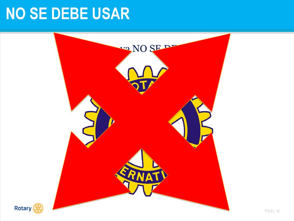 NO SE DEBE USAR Esta marca, ya NO SE DEBE USAR