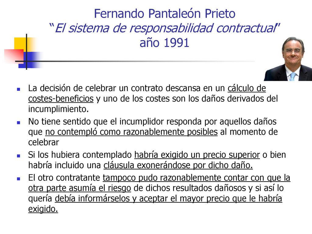 Fernando Pantaleón Prieto El sistema de responsabilidad contractual año 1991