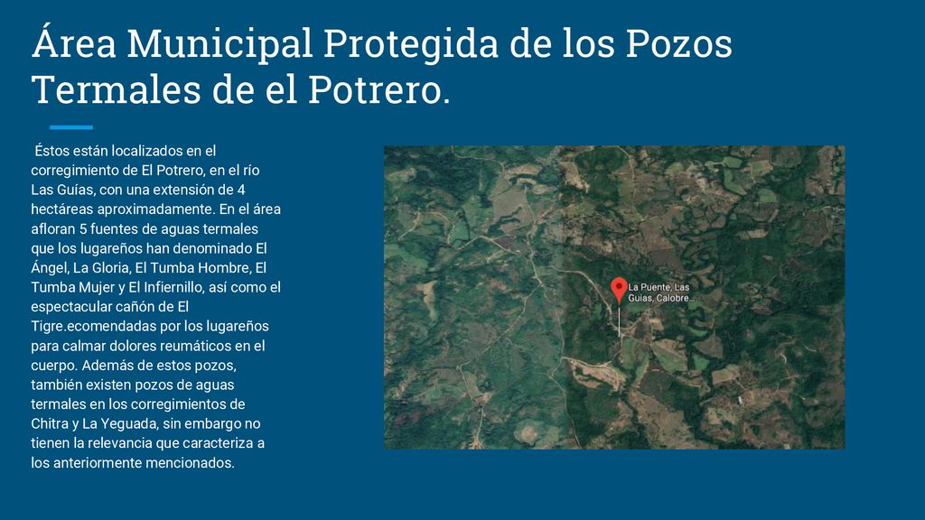 Área Municipal Protegida de los Pozos Termales de el Potrero.