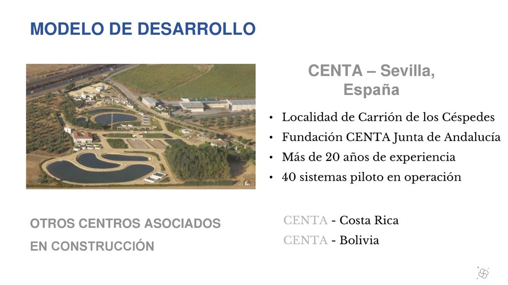 MODELO DE DESARROLLO CENTA – Sevilla, España OTROS CENTROS ASOCIADOS