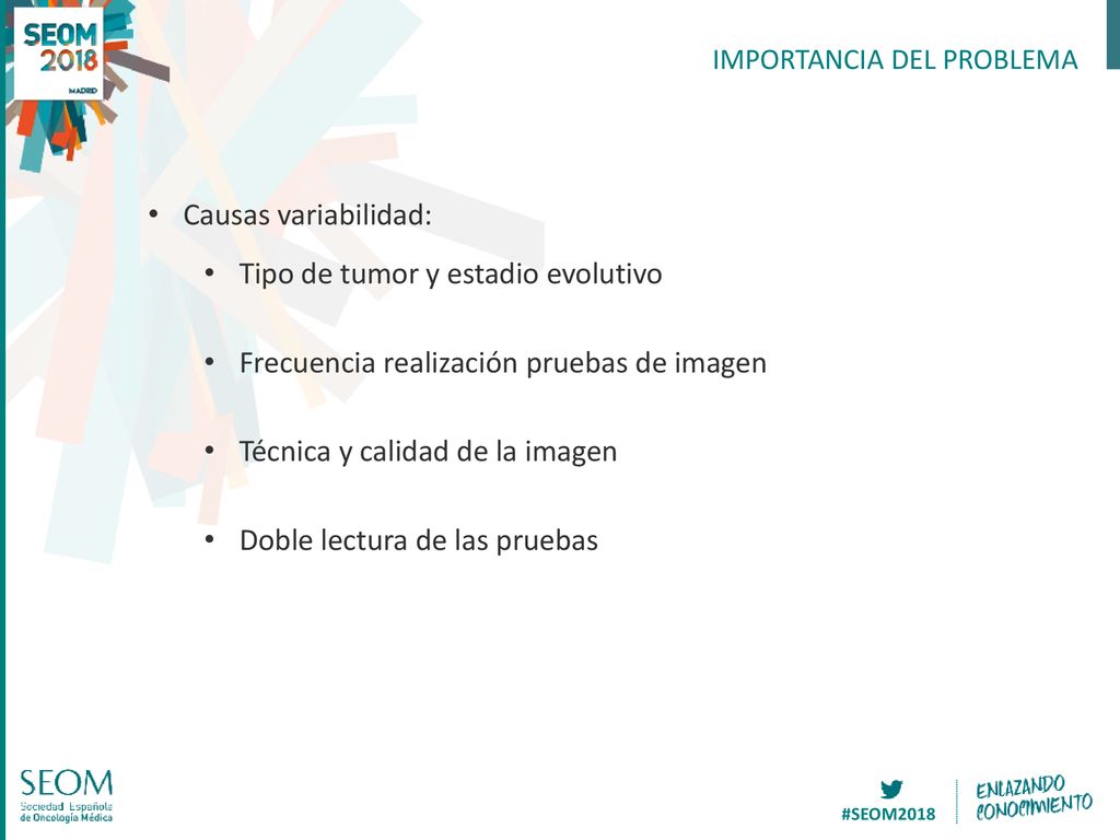 Tipo de tumor y estadio evolutivo