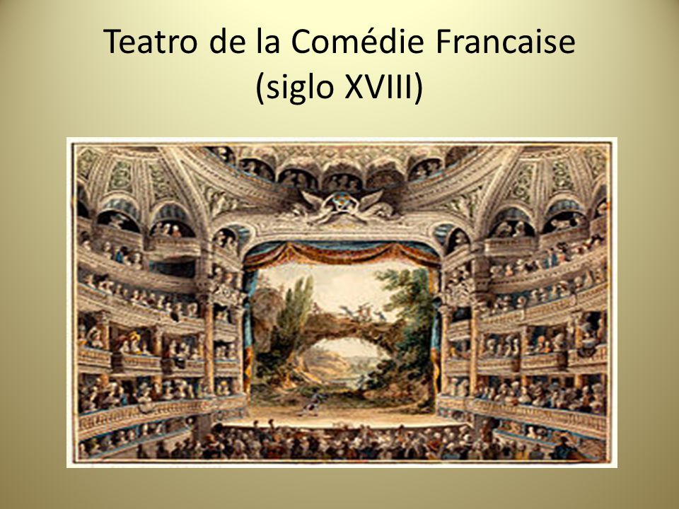 Teatro de la Comédie Francaise (siglo XVIII)