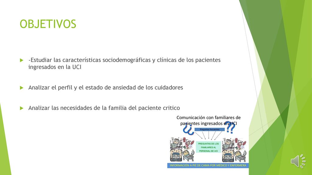OBJETIVOS -Estudiar las características sociodemográficas y clínicas de los pacientes ingresados en la UCI.