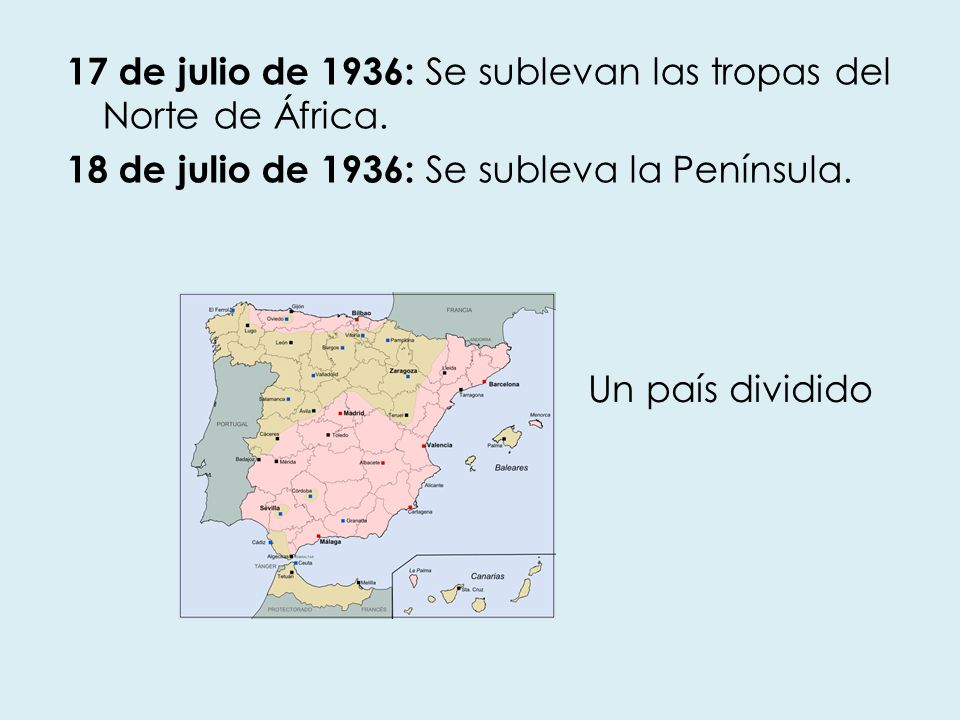 17 de julio de 1936: Se sublevan las tropas del Norte de África.