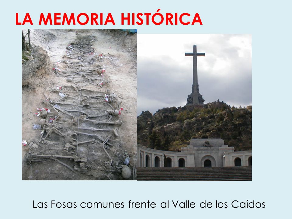 LA MEMORIA HISTÓRICA ¿Qué es Ley de Memoria Histórica (2007)