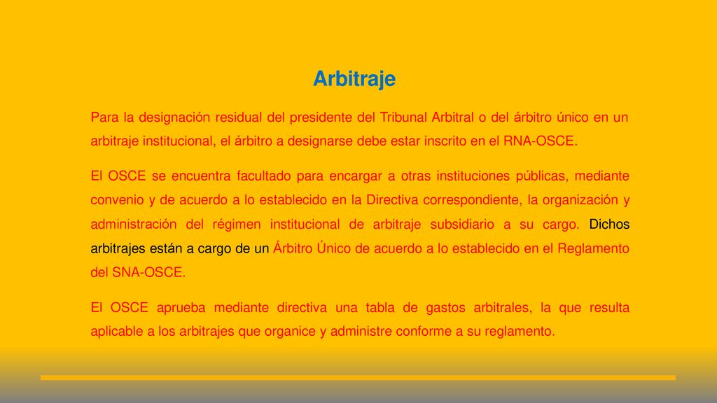 Arbitraje Para la designación residual del presidente del Tribunal Arbitral o del árbitro único en un.