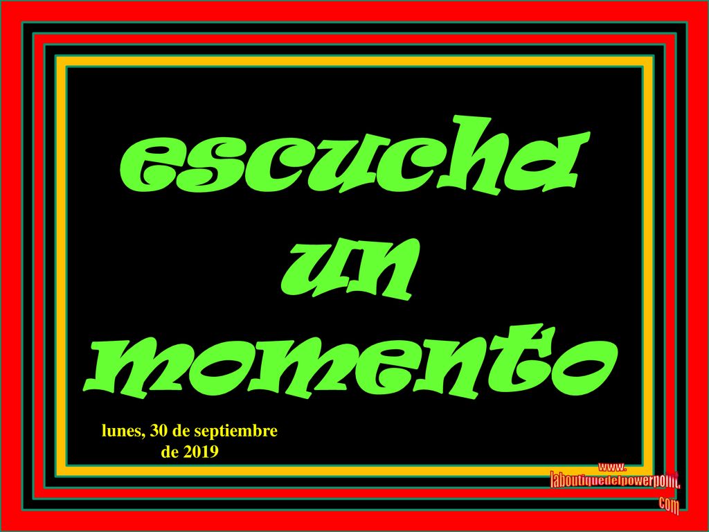 lunes, 30 de septiembre de 2019lunes, 30 de septiembre de 2019