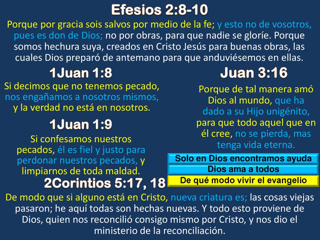 Solo en Dios encontramos ayuda De qué modo vivir el evangelio