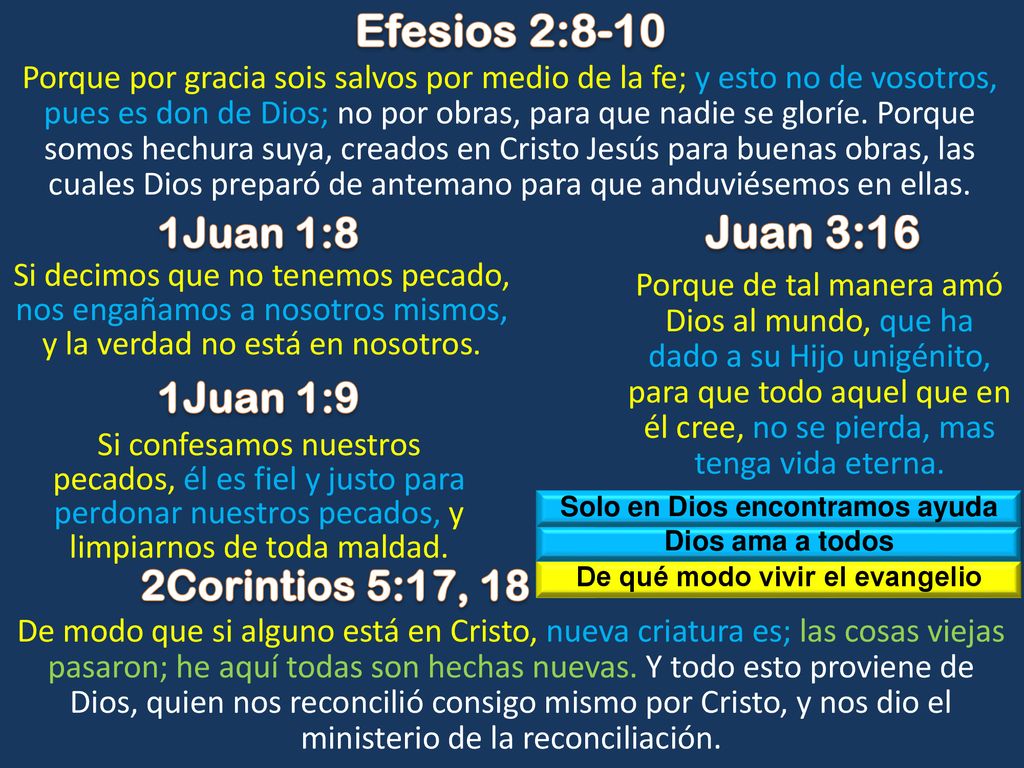 Solo en Dios encontramos ayuda De qué modo vivir el evangelio