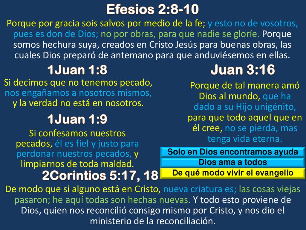 Solo en Dios encontramos ayuda De qué modo vivir el evangelio
