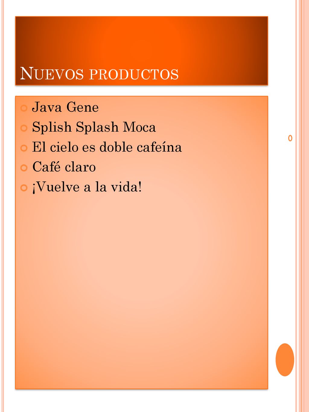 Nuevos productos Java Gene Splish Splash Moca