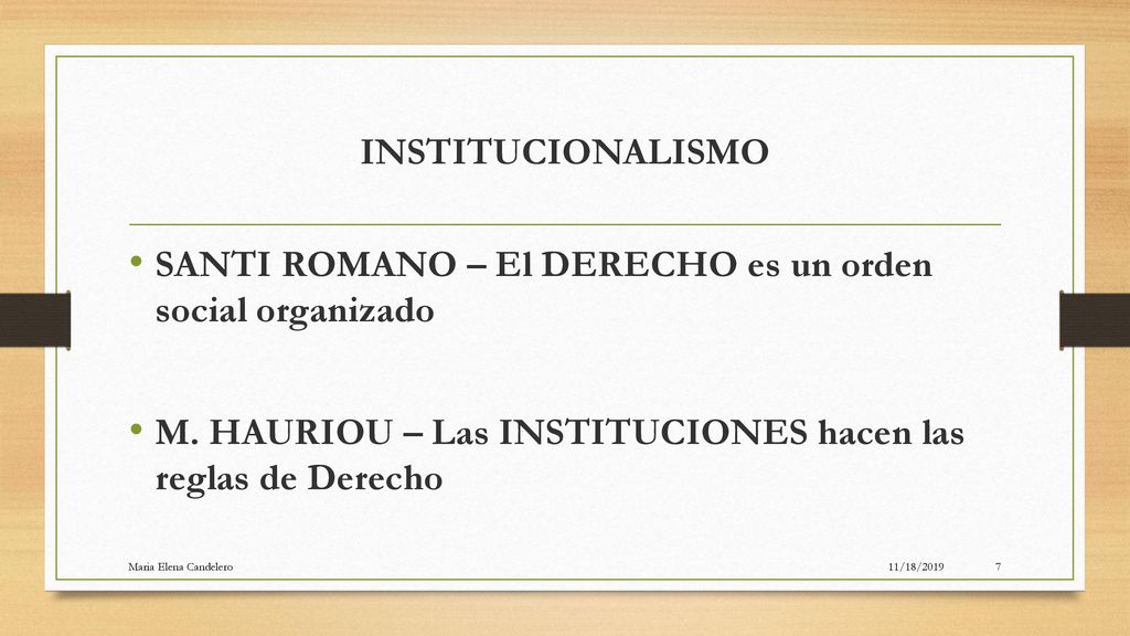 SANTI ROMANO – El DERECHO es un orden social organizado