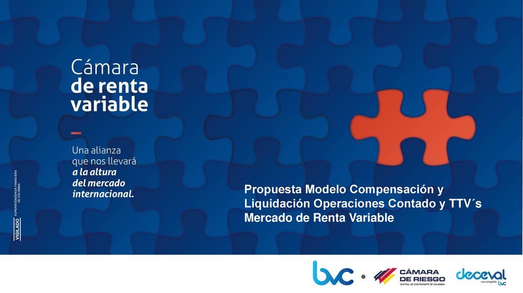 Propuesta Modelo Compensación y Liquidación Operaciones Contado y TTV´s Mercado de Renta Variable