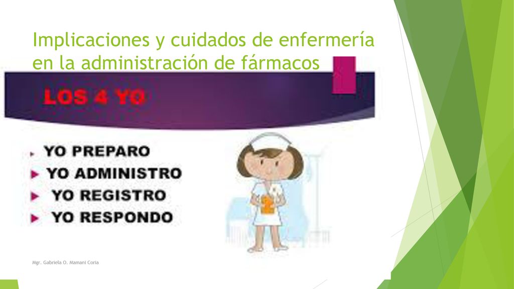 Implicaciones y cuidados de enfermería en la administración de fármacos