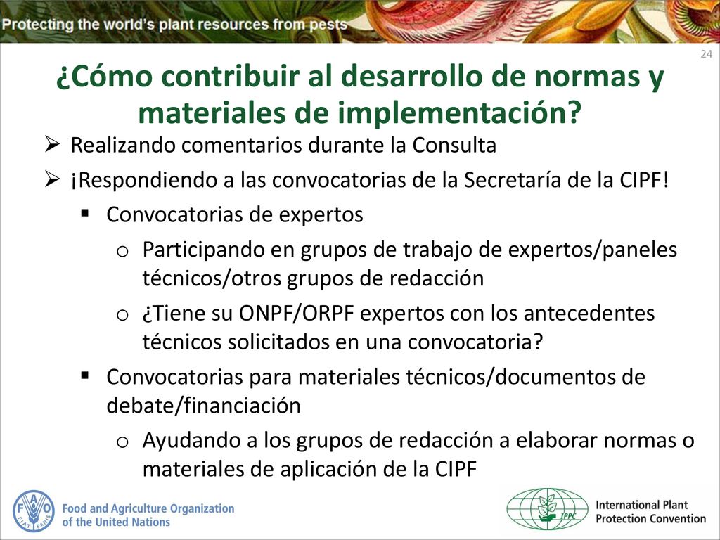 ¿Cómo contribuir al desarrollo de normas y materiales de implementación