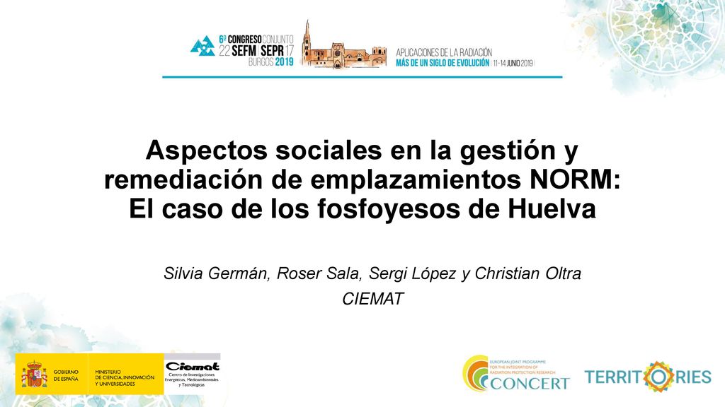 Silvia Germán, Roser Sala, Sergi López y Christian Oltra CIEMAT