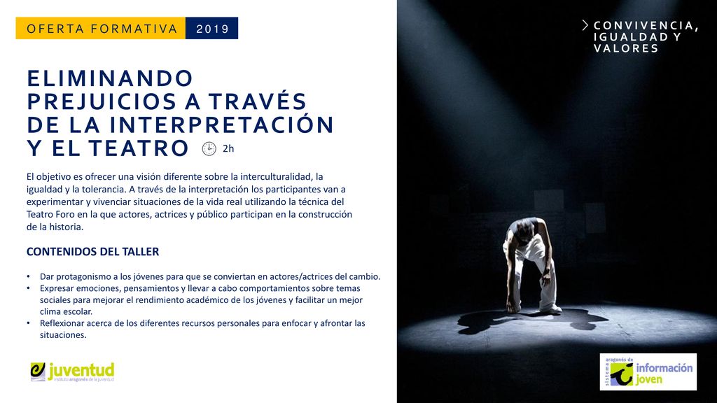 ELIMINANDO PREJUICIOS A TRAVÉS DE LA INTERPRETACIÓN Y EL TEATRO