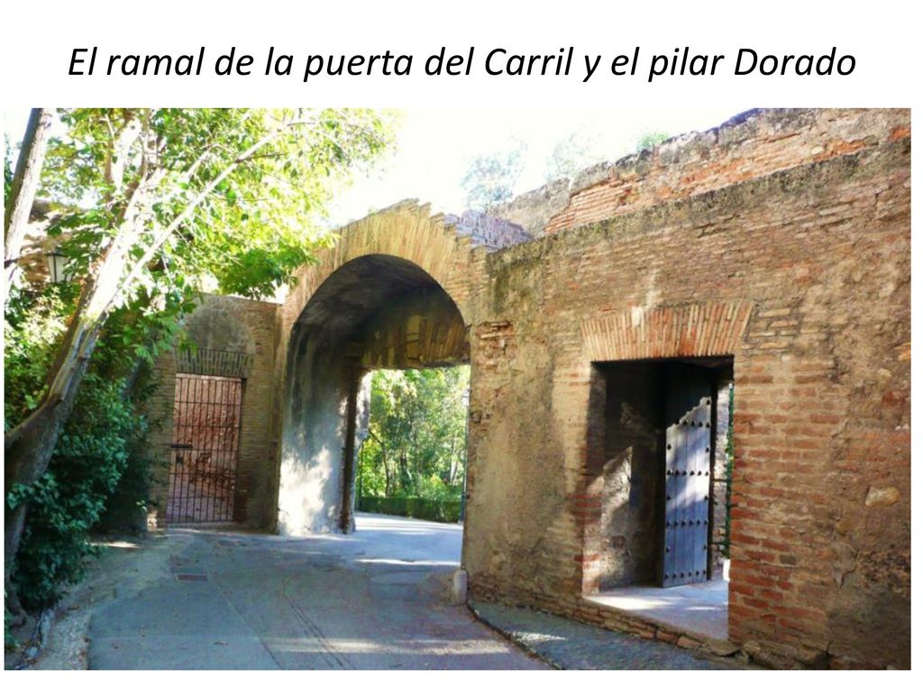 El ramal de la puerta del Carril y el pilar Dorado