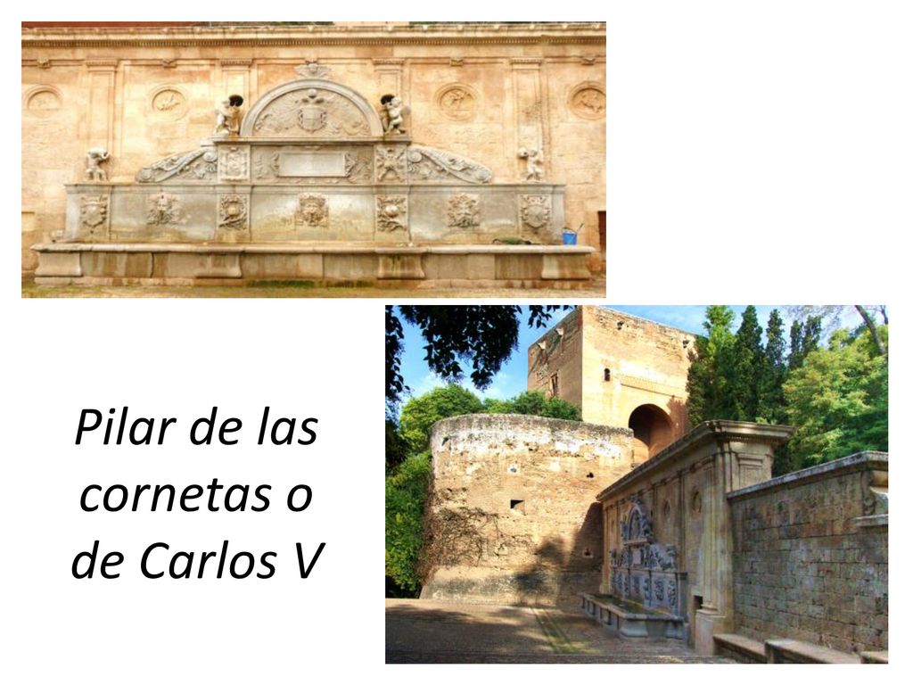 Pilar de las cornetas o de Carlos V