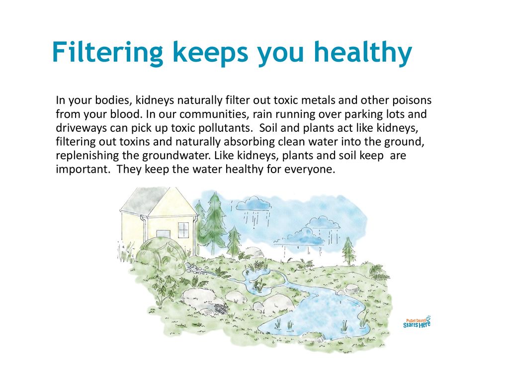 Filtering keeps you healthy