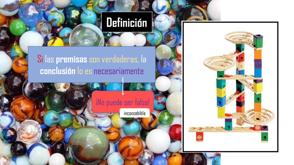 Si las premisas son verdaderas, la conclusión lo es necesariamente