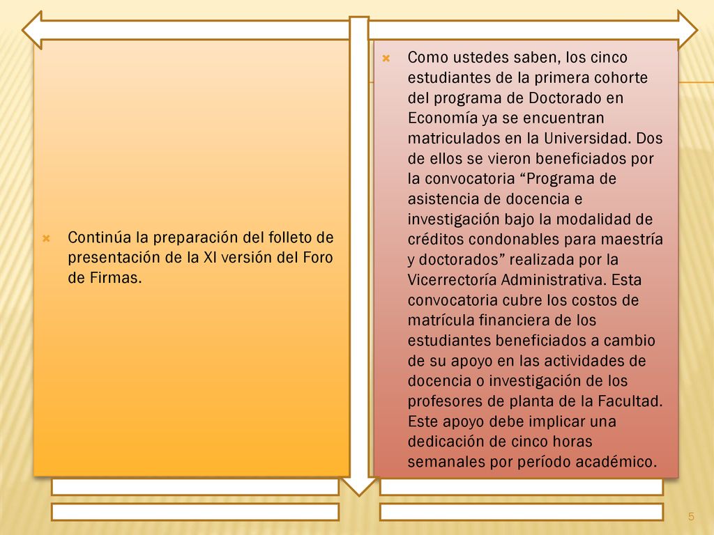 Continúa la preparación del folleto de presentación de la XI versión del Foro de Firmas.