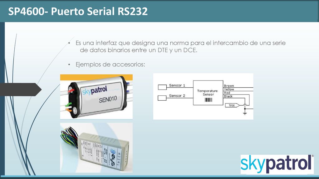 SP4600- Puerto Serial RS232 Es una interfaz que designa una norma para el intercambio de una serie.