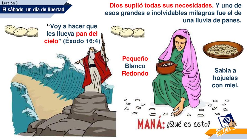 Voy a hacer que les llueva pan del cielo (Éxodo 16:4)