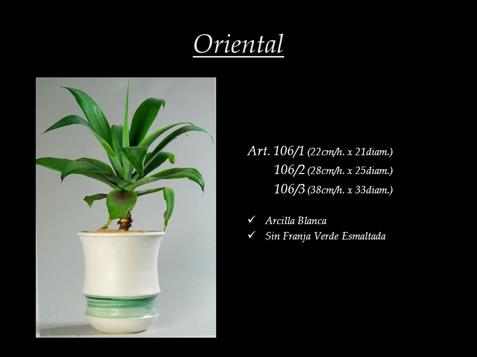Oriental Art. 106/1 (22cm/h. x 21diam.) 106/2 (28cm/h. x 25diam.)