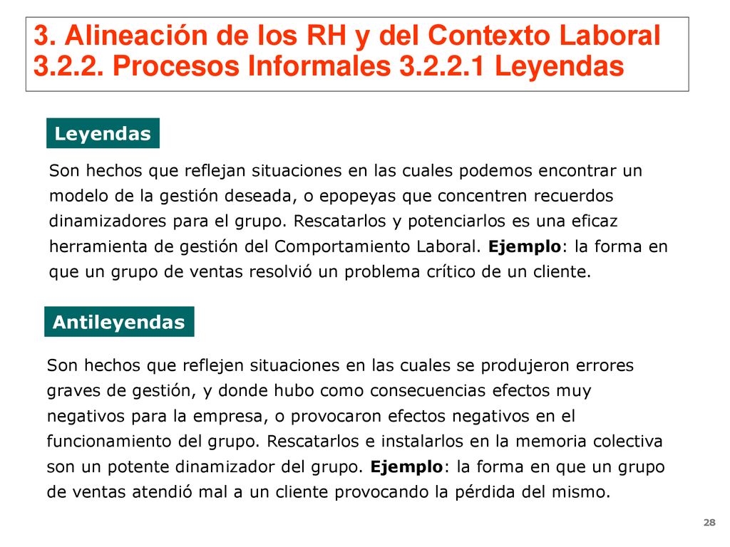 3. Alineación de los RH y del Contexto Laboral