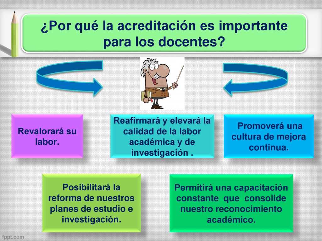 ¿Por qué la acreditación es importante para los docentes