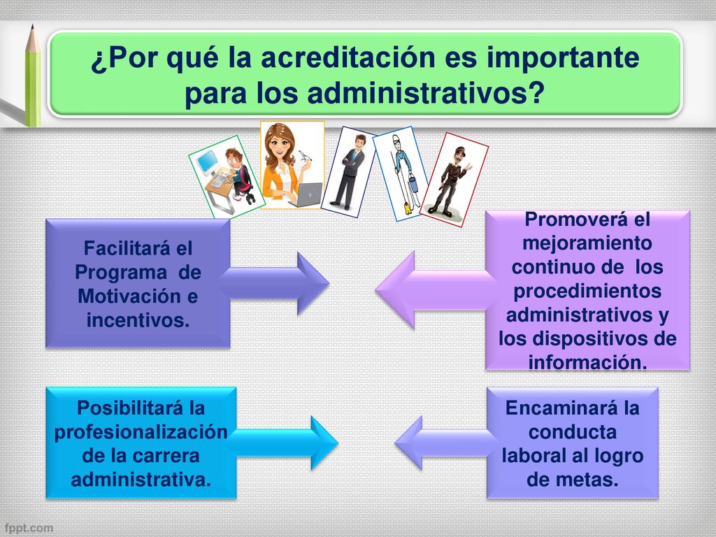 ¿Por qué la acreditación es importante para los administrativos