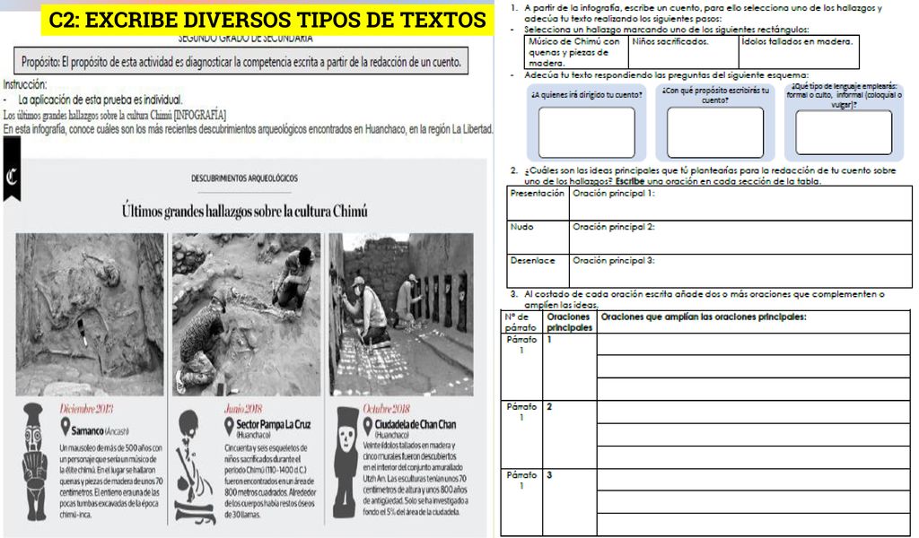 C2: EXCRIBE DIVERSOS TIPOS DE TEXTOS