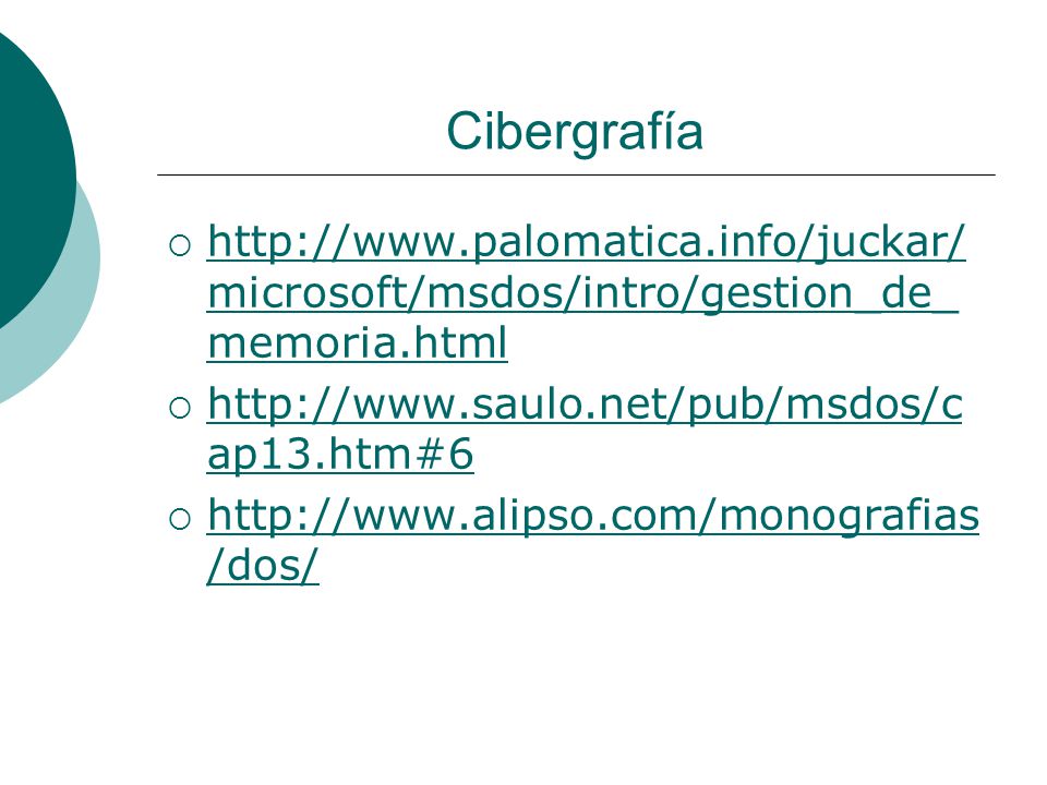 Cibergrafía