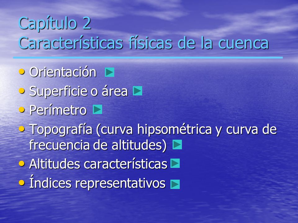 Curso de Hidrología La Cuenca Hidrológica - ppt descargar