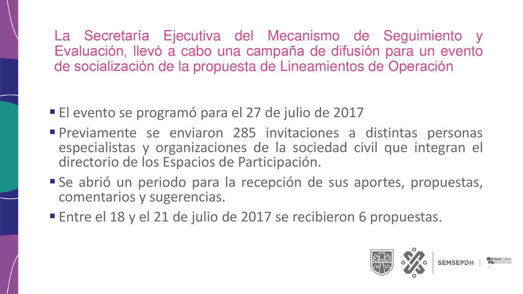 El evento se programó para el 27 de julio de 2017
