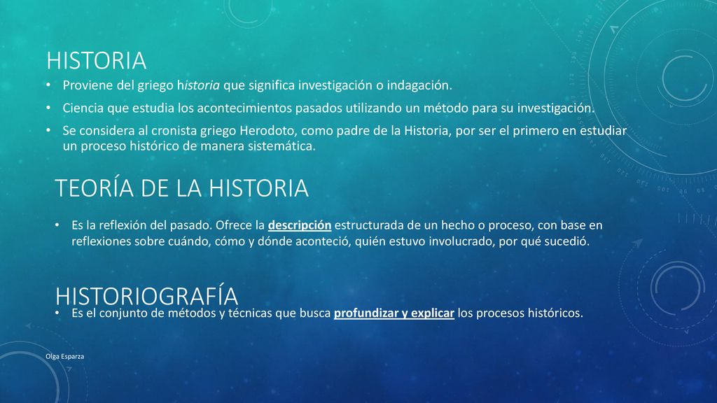historia Teoría de la historia historiografía