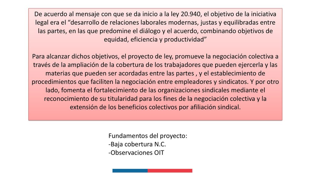 De acuerdo al mensaje con que se da inicio a la ley 20
