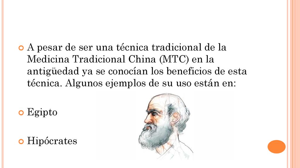 A pesar de ser una técnica tradicional de la Medicina Tradicional China (MTC) en la antigüedad ya se conocían los beneficios de esta técnica. Algunos ejemplos de su uso están en: