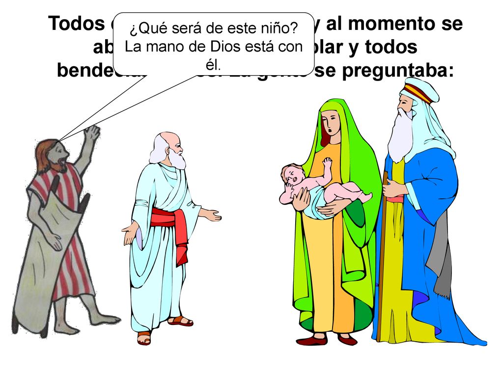 ¿Qué será de este niño La mano de Dios está con él.