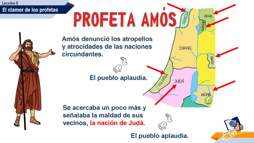 Lección 5 El clamor de los profetas. Amós denunció los atropellos y atrocidades de las naciones circundantes.