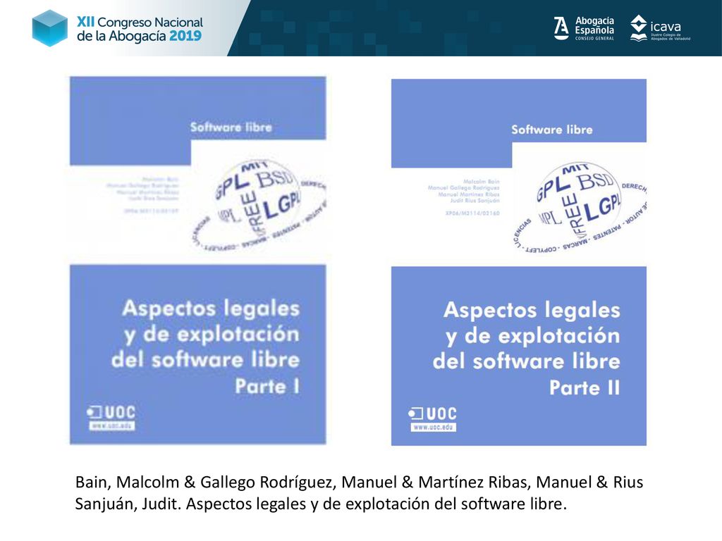 Bain, Malcolm & Gallego Rodríguez, Manuel & Martínez Ribas, Manuel & Rius Sanjuán, Judit.