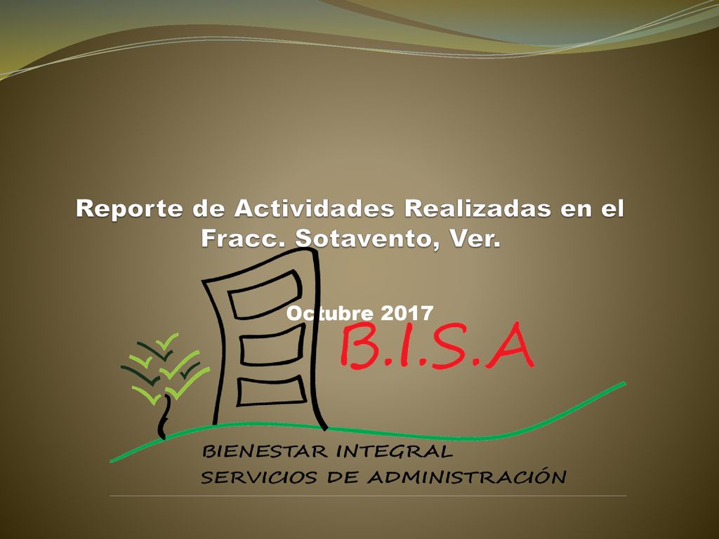Reporte de Actividades Realizadas en el Fracc. Sotavento, Ver.