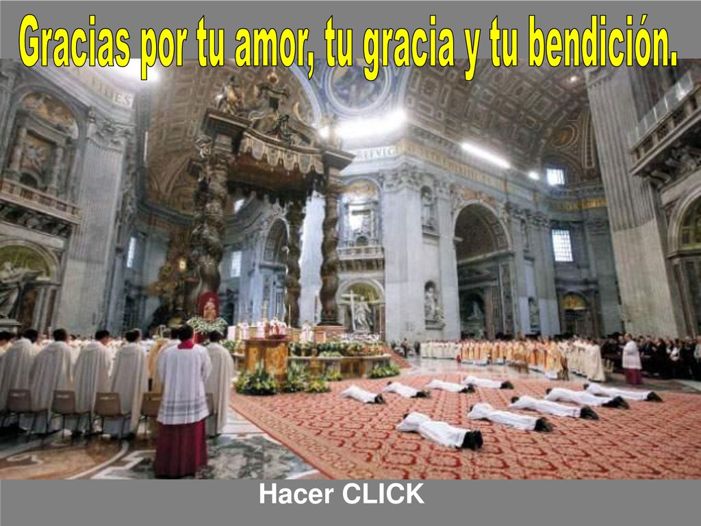 Gracias por tu amor, tu gracia y tu bendición.