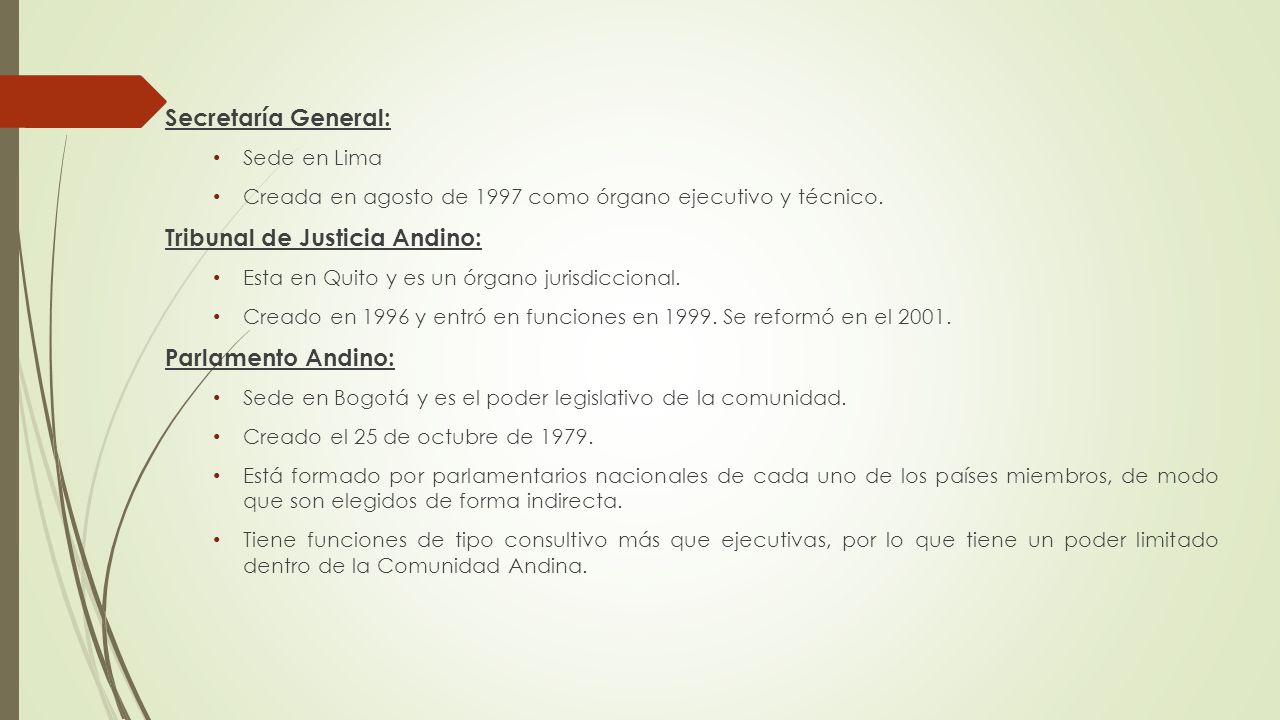 Tribunal de Justicia Andino: