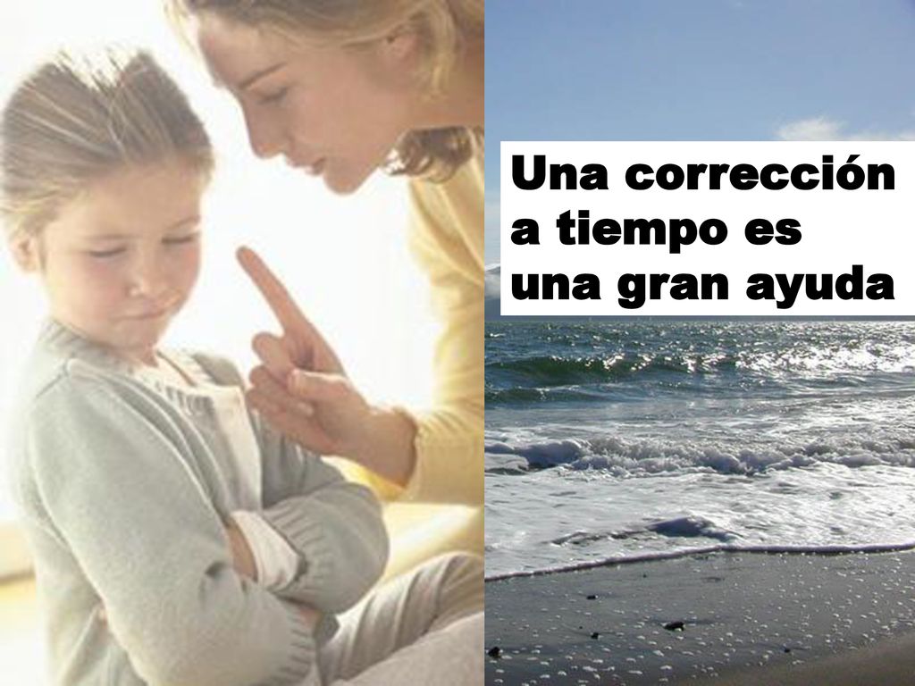 Una corrección a tiempo es una gran ayuda